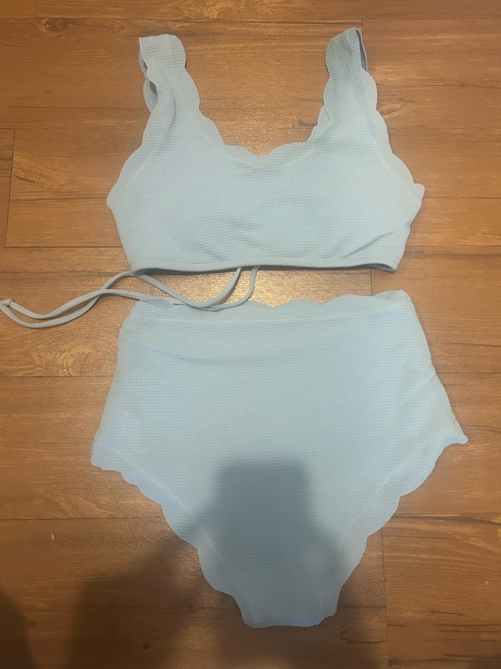 Old Money High Waisted Two Piece Swimwear